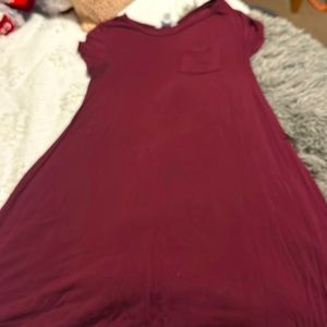 Maroon dress, Arizona jean co, size x-small